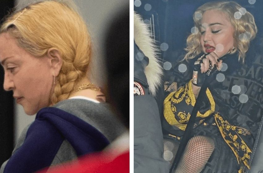  “Abuelita regular”. Fotos de paparazzi de Madonna de 62 años han expuesto su apariencia real