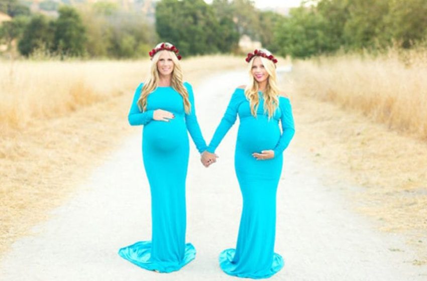  El milagro sigue ocurriendo: las hermanas gemelas dieron a luz el mismo día y sus hijas son como dos gotas de agua.