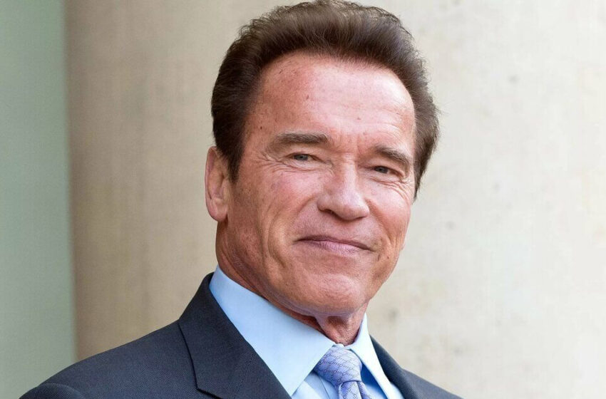  La joven amante le ha agotado toda la energía: el envejecido Arnold Schwarzenegger pasea por Nueva York con una camisa polo desgarrada.