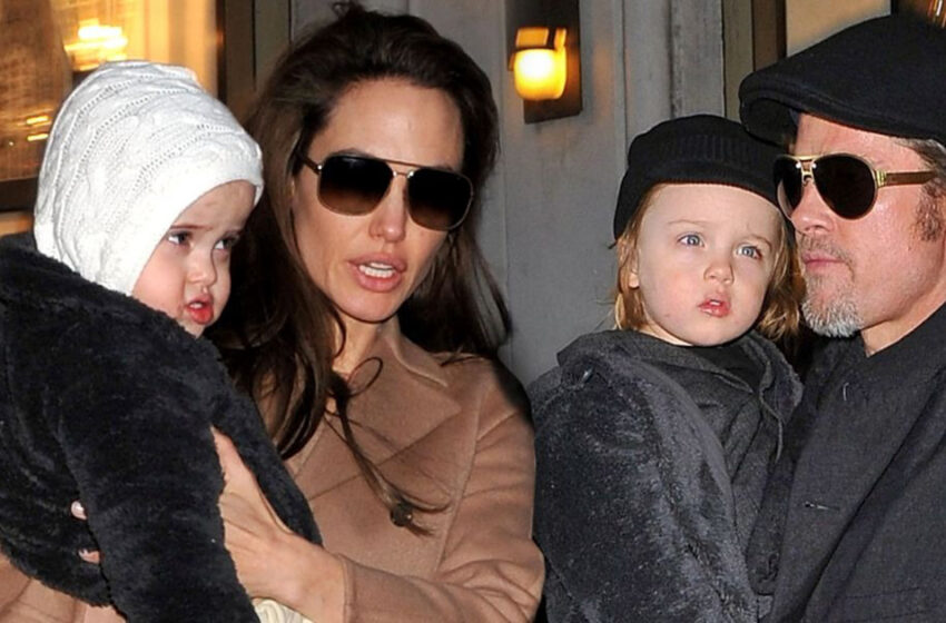  Conoce a los gemelos Vivienne y Knox, los hijos menores de Brad Pitt y Angelina Jolie, nacidos con un minuto de diferencia.