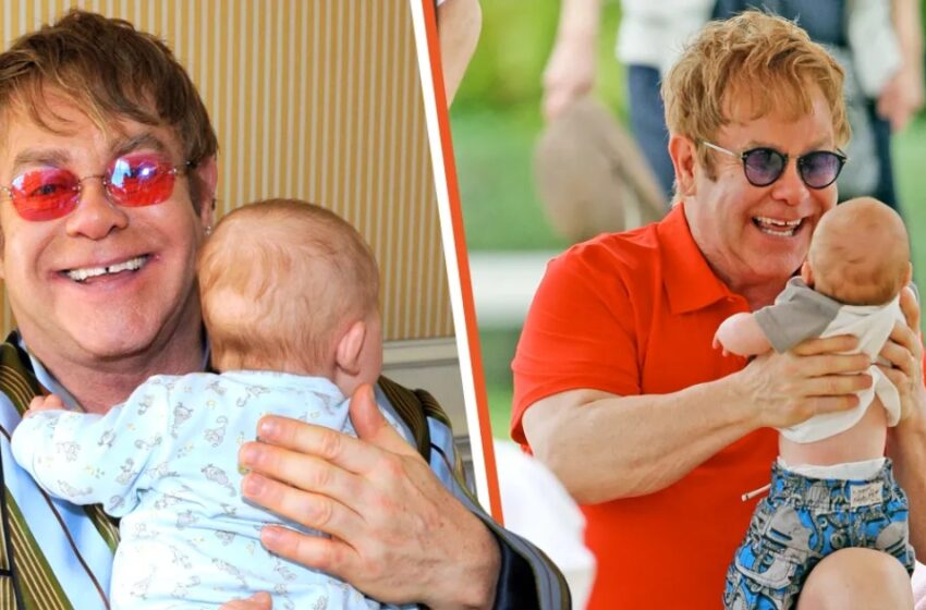  Los hijos adultos de Elton John son “guapos” y no están mimados al hacer tareas para ganar dinero extra.