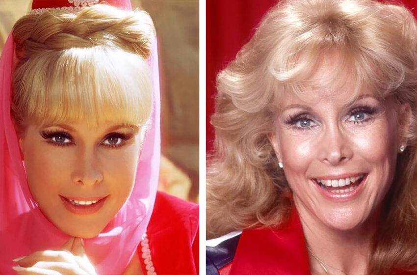  “92? ¡Guau!”: La icónica estrella de Hollywood Barbara Eden vista en un elegante atuendo en blanco y negro durante una rara salida.