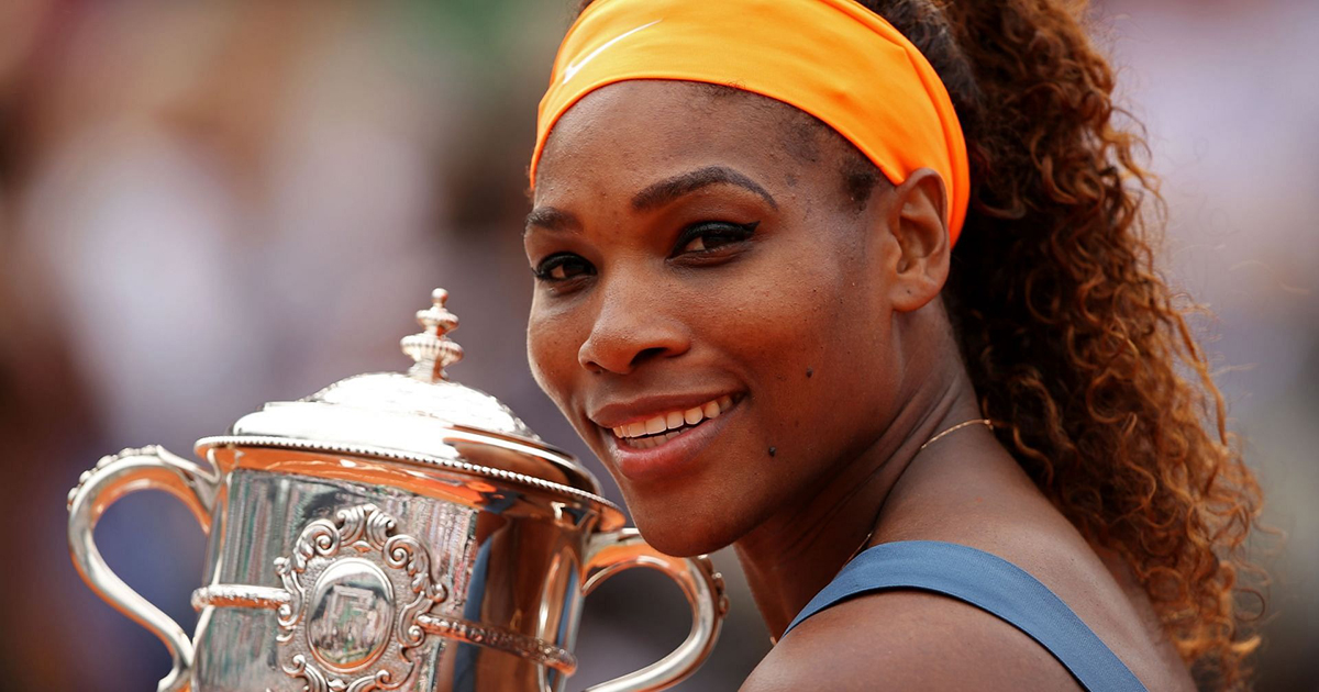 Las cejas naturales de Serena Williams generaron una discusión entre los fanáticos en una foto de primer plano con su niña.