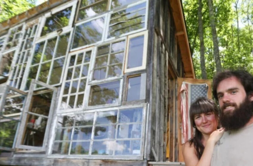  Creatividad en el Campo: Construyendo un Hogar con Viejas Ventanas en los Parajes de Virginia Occidental