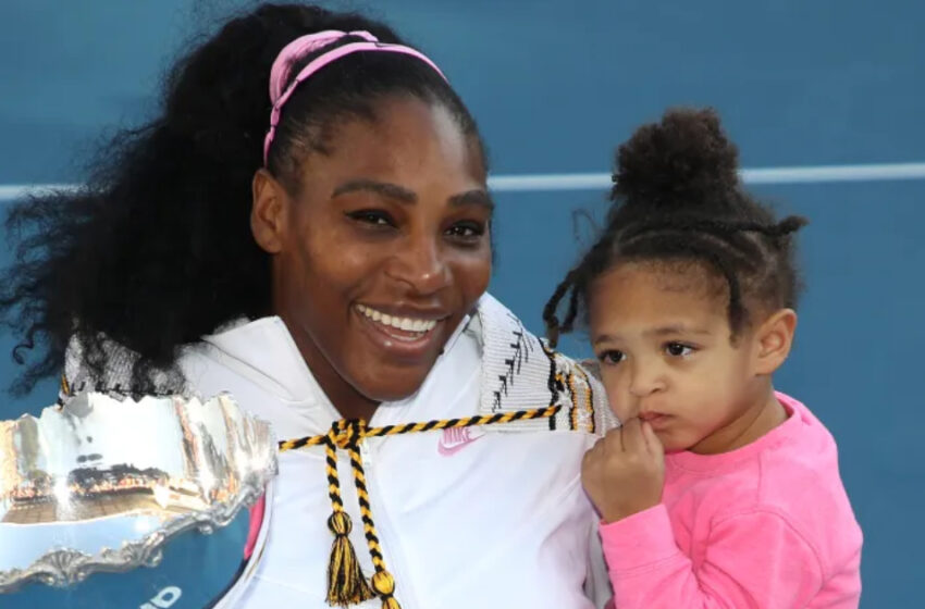 La hija de Serena Williams, Olympia, muestra “músculos” como mamá en una nueva actualización de Instagram