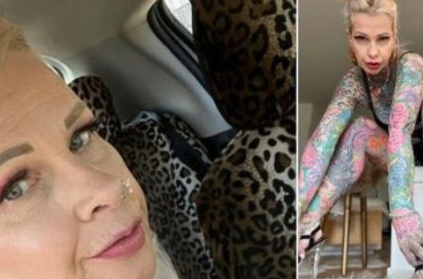 “Todo su cuerpo está cubierto de tatuajes”: ¡La dama mostró cómo lucía hace una década!