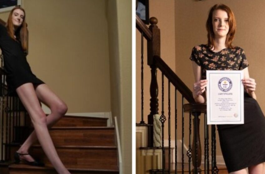 “El sueño de cada modelo”: ¿Cómo luce la chica con las piernas más largas del mundo?