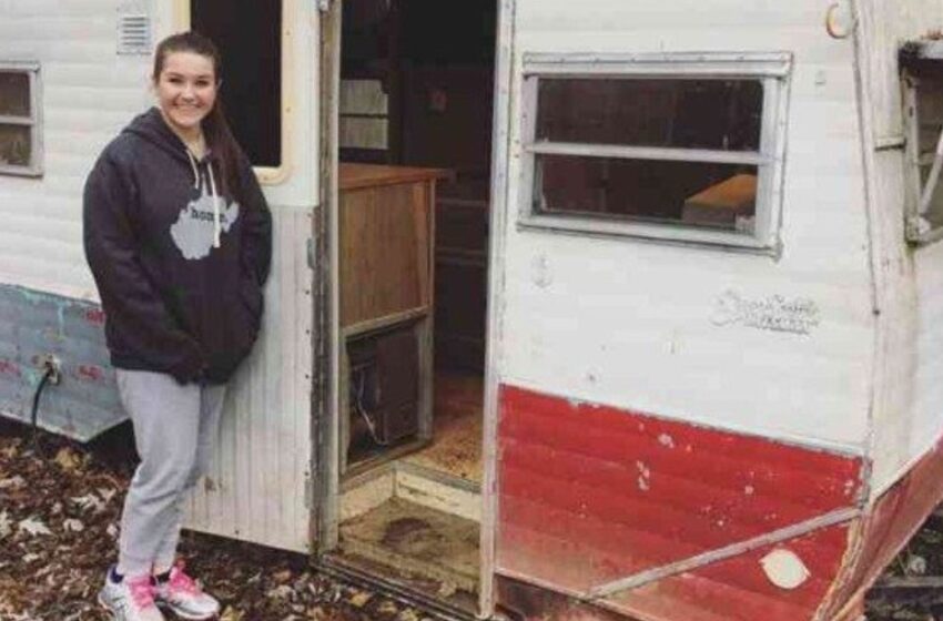 Una chica de 14 años compró una furgoneta en mal estado por $200 y la restauró: ¡El resultado de la restauración superó todas las expectativas!