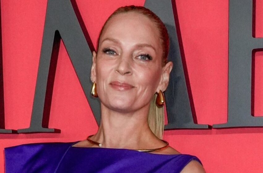  “Con un elegante vestido violeta y joyas lujosas”: ¡Uma Thurman se convirtió en la estrella de la alfombra roja!