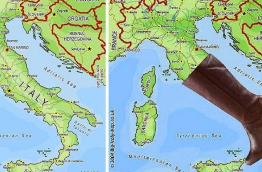 “Italia se Asemeja a un Zapato”: ¿Cómo se Ven en Forma Otros Países?