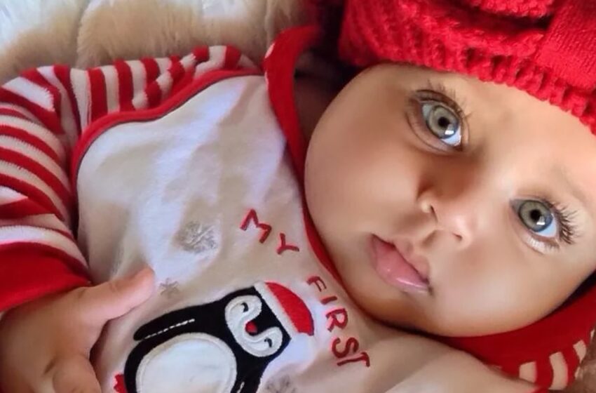 Una niña recién nacida con pestañas muy largas: ¿Cómo se ve hoy en día?