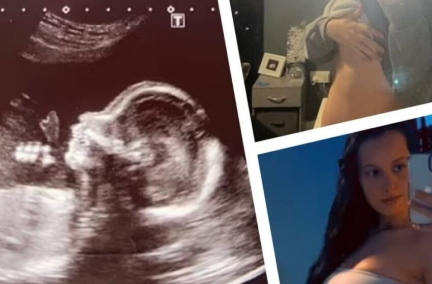  Una chica que estaba embarazada de 8 meses mostró su vientre, ¡pero nadie le creyó!