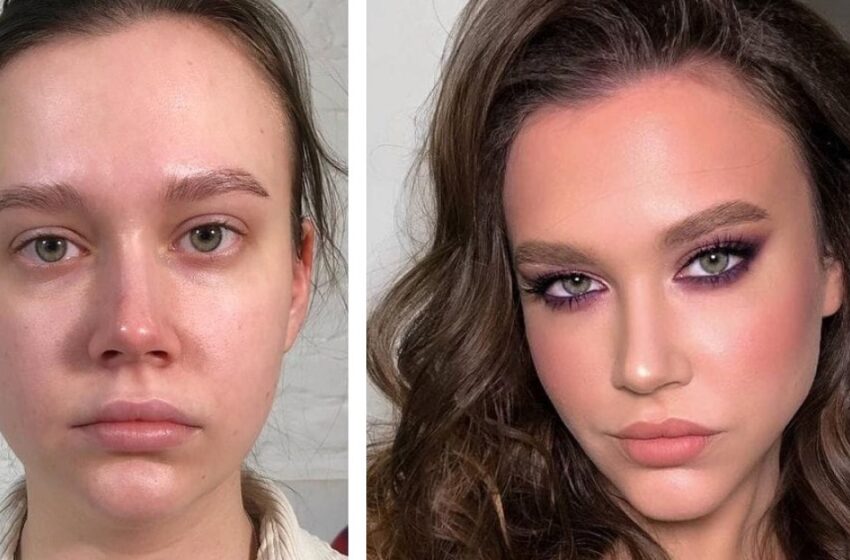 “El poder aterrador del maquillaje”: 10 fotos de chicas que se convirtieron en bellezas irreales gracias a talentosos maquilladores.