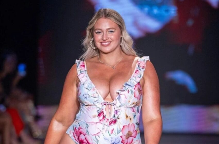  “¡Hizo callar a sus detractores!” La aparición de Iskra Lawrence en la pasarela de la Semana de la Moda de Baño desató muchas discusiones en la red.