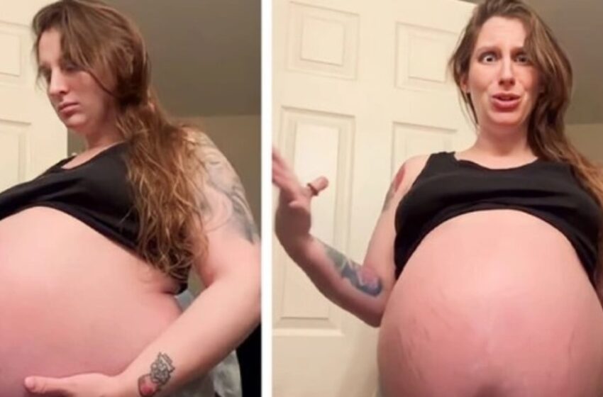 “¿Quién Lo Hubiera Pensado?”: La Gente Pensaba Que La Mujer Con Una Barriga Enorme Daría A Luz A Varios Bebés, ¡Pero Nadie Esperaba Esto!