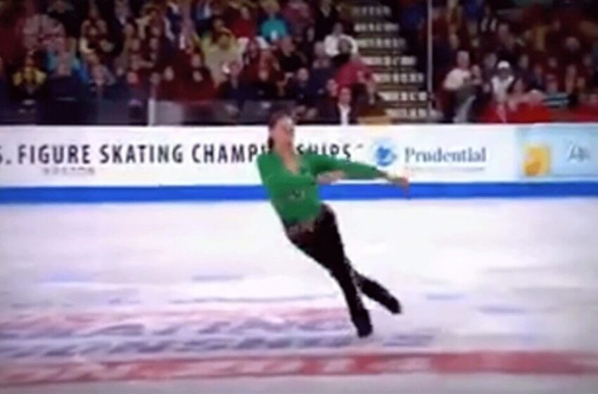 El patinador artístico realizó un “baile irlandés” sobre el hielo: ¡El público se levantó de sus asientos asombrado!