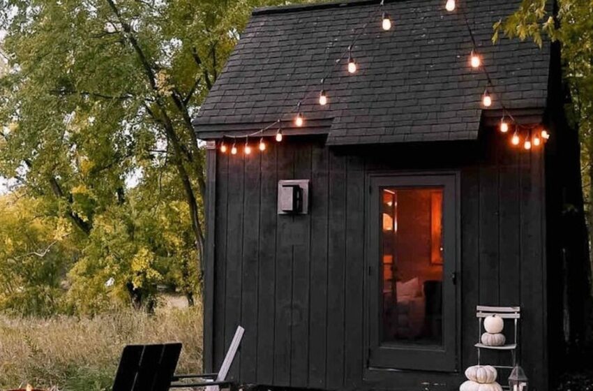 ¡Transformar 10 m² en un Acogedor Paraíso de Verano: Descubre la Magia Dentro de Esta Encantadora Cabaña!