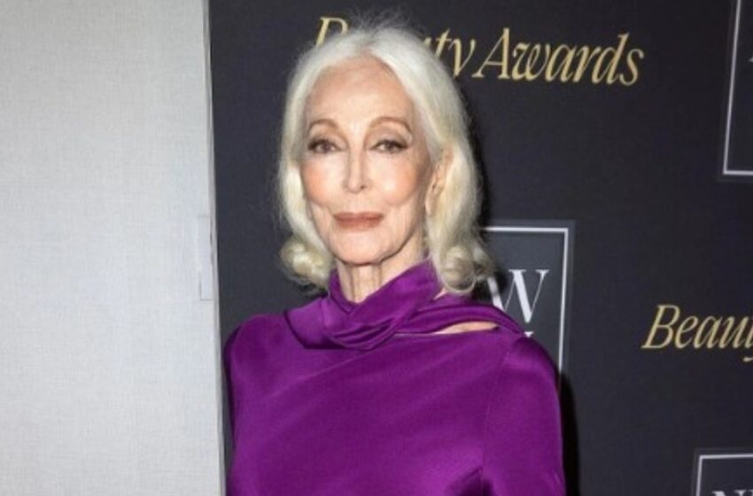 “Una mujer que superó difíciles divorcios y muchos desafíos de la vida, pero logró convertirse en la supermodelo más anciana”: ¿Cómo se ve Carmen Dell’Orefice a sus 93 años?