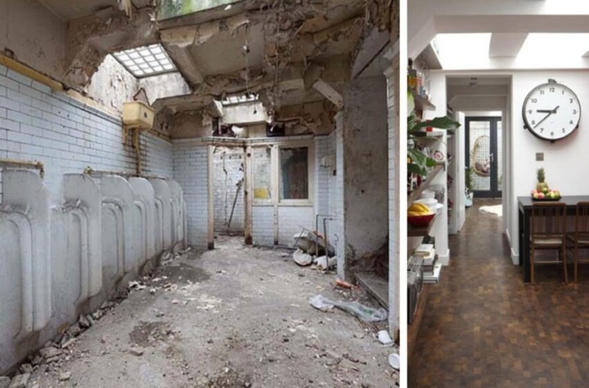  ¡“Cuando hasta lo irreal se vuelve posible!”: Una mujer ha transformado un baño público abandonado en una casa elegante