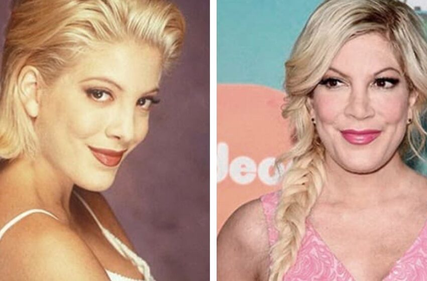 “¡En una silla de ruedas y con moretones!”: Las fotos de Tori Spelling tomadas por los paparazzi asustaron a sus fans