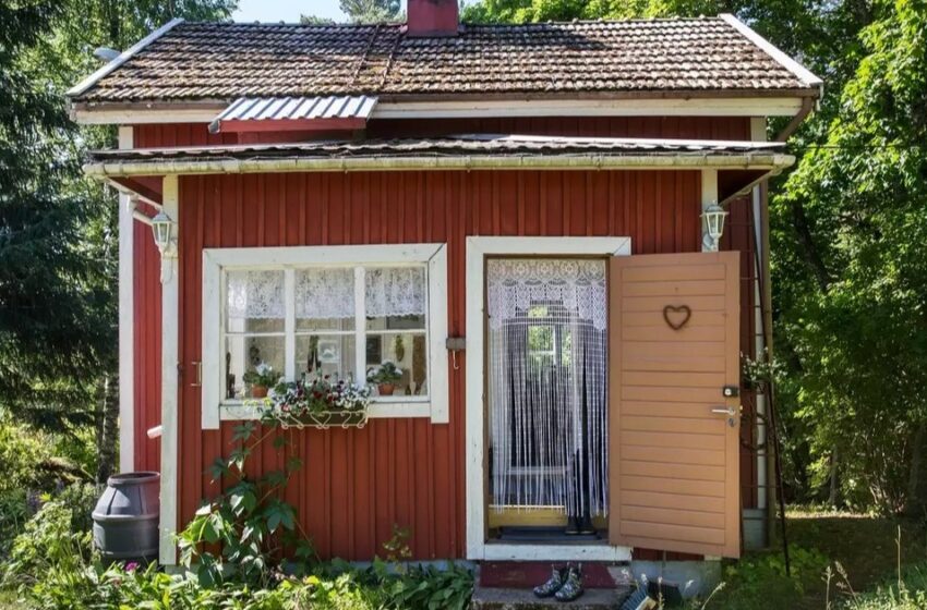  ¡Una mujer transformó una dacha de 20 m² en una increíble casa de verano: descubre qué hay dentro!