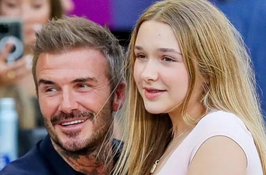  “¡Un vestido tan revelador para su edad!”: ¡Las fotos de la hija de 13 años de David Beckham con un vestido de seda rosa causaron revuelo en la red!