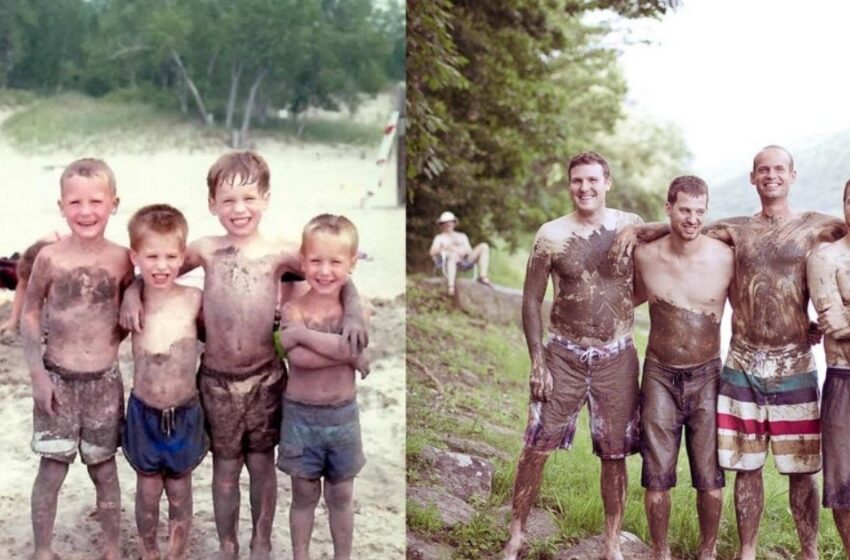  Cómo las personas recrearon magistralmente fotos del pasado: ¡18 ejemplos sorprendentes de antes y después!