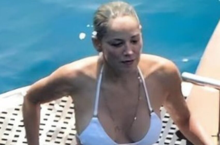  Sharon Stone, de 66 años, deslumbra en bikini: ¡Pero los fans notan algo sorprendente!