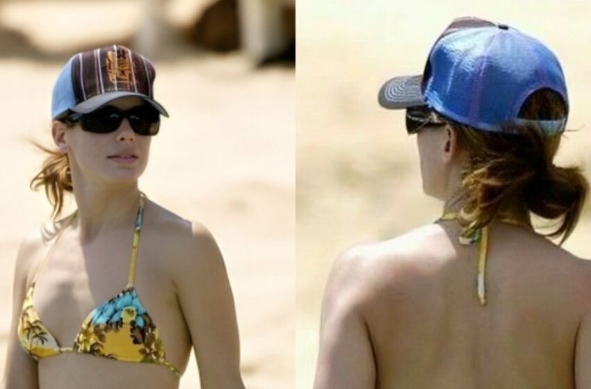 ¡Vista en bikini, viviendo su mejor vida bajo el sol! ¿Puedes adivinar quién es esta estrella?