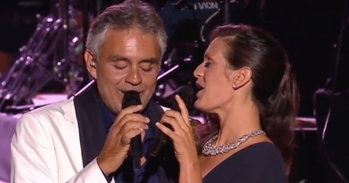 Andrea Bocelli y Veronica Berti celebran su amor con un deslumbrante dueto: ¡Mira el emotivo video que derrite corazones!