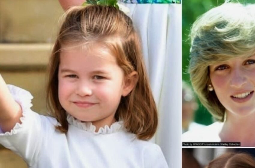 Foto inédita de la infancia causa revuelo: ¡La Princesa Charlotte se parece muchísimo a la Princesa Diana!