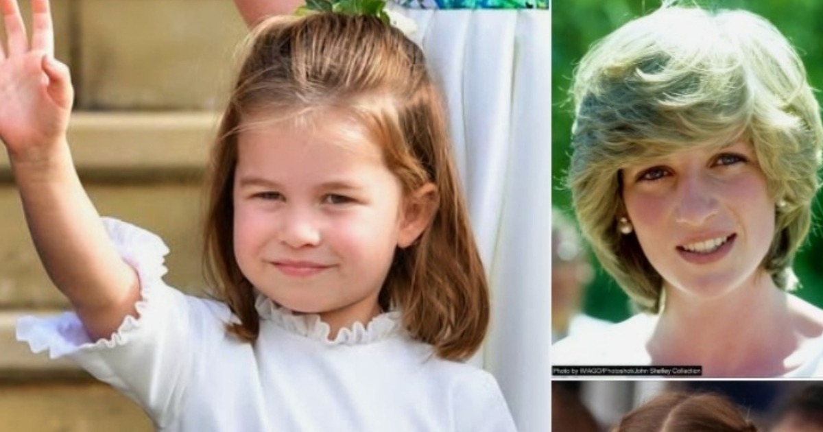 Foto inédita de la infancia causa revuelo: ¡La Princesa Charlotte se parece muchísimo a la Princesa Diana!