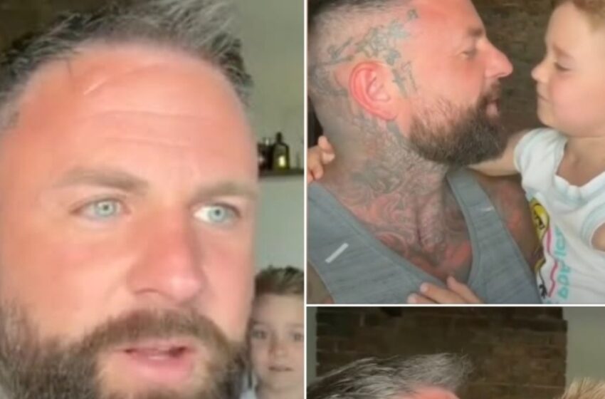  ¡Por qué este padre se niega a dejar de besar a su hijo en los labios a pesar de las críticas en internet!