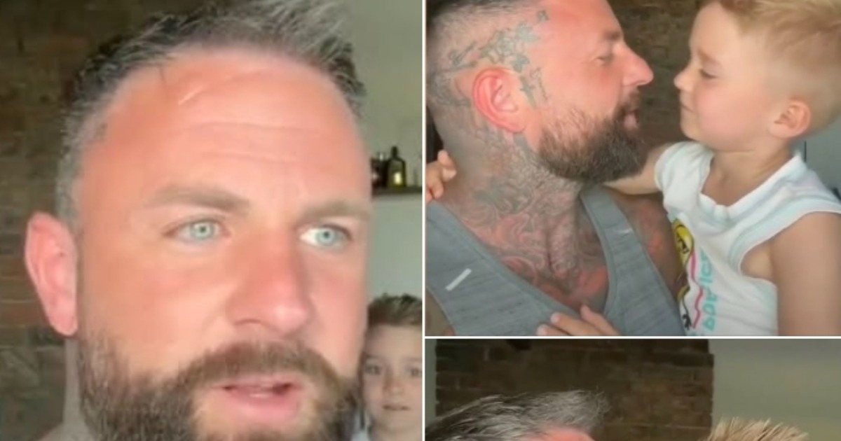 ¡Por qué este padre se niega a dejar de besar a su hijo en los labios a pesar de las críticas en internet!