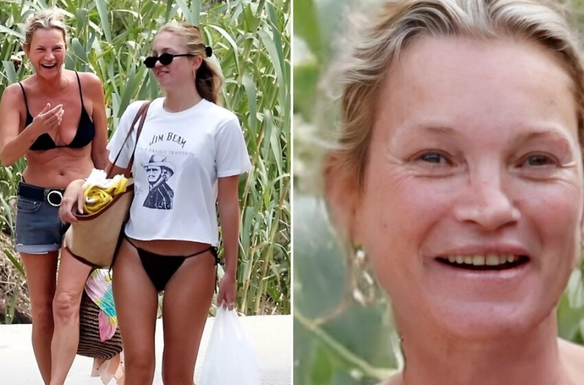  ¡Tiene 51 y sigue siendo una bomba!: ¿Puedes adivinar quién luce espectacular con este diminuto bikini negro?