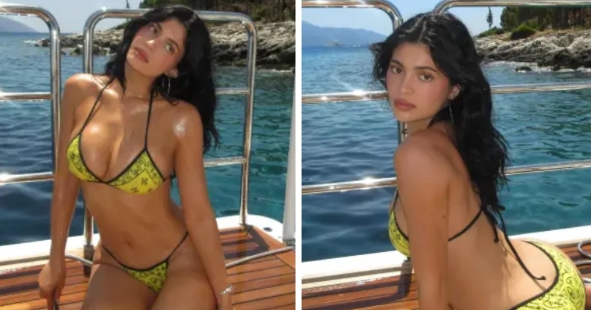 ¡Kylie Jenner causa sensación con un bikini vintage de Chanel valorado en \$7,500! ¡Los fans no paran de hablar de su look!