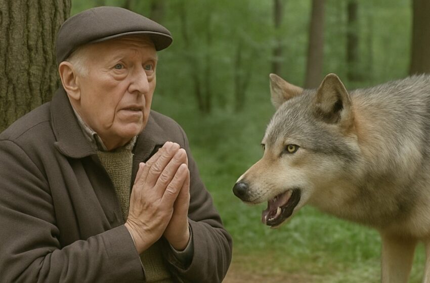  Por la herencia, los hijos abandonaron a su padre en el bosque para que las fieras lo devoraran —pero la reacción del lobo sorprendió a todos.