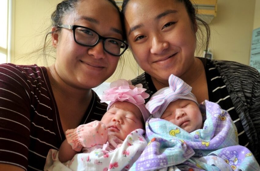 El increíble milagro de los gemelos: ¡Recibiendo bebés arcoíris el mismo día después del dolor!