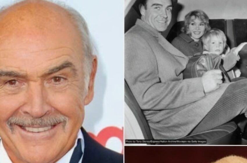  ¡Celebrando la icónica vida y el legado duradero de Sean Connery! ¡Mira fotos raras de padre e hijo!