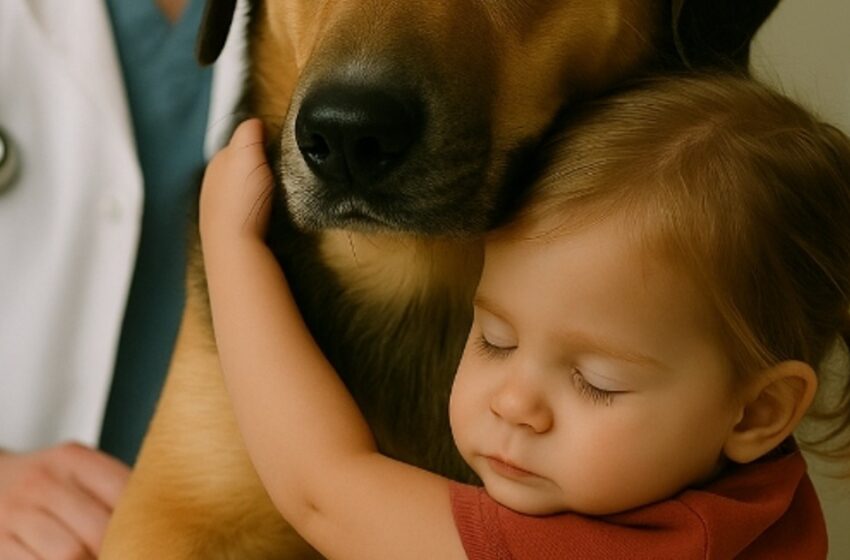 Una niña abrazó a un perro moribundo, al que le quedaban solo unas pocas horas de vida. Tres horas después, el veterinario hizo una declaración increíble.