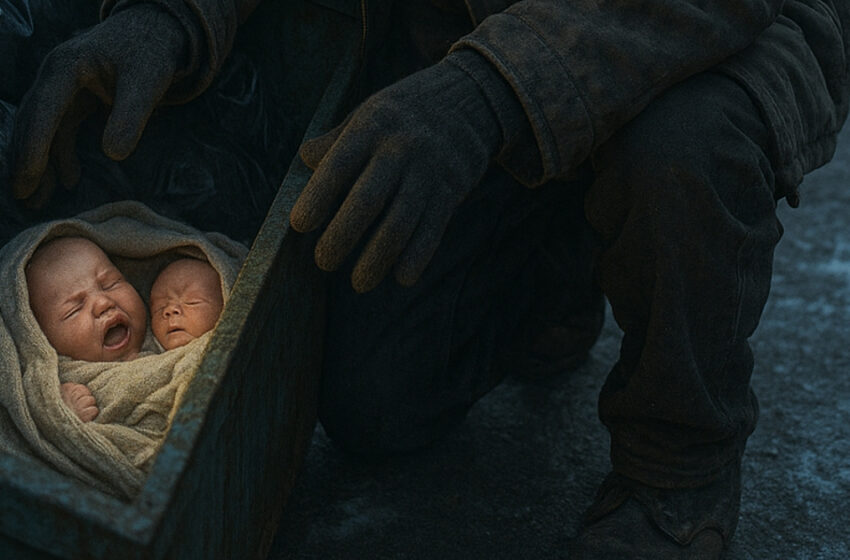  Un hombre sin hogar escuchó un grito desde un contenedor de basura… Lo que encontró cambió su vida para siempre