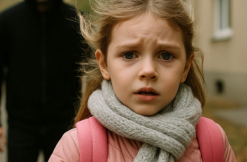  Un hombre vestido de negro seguía a una niña con intenciones horribles. Lo que hizo la pequeña literalmente le salvó la vida.