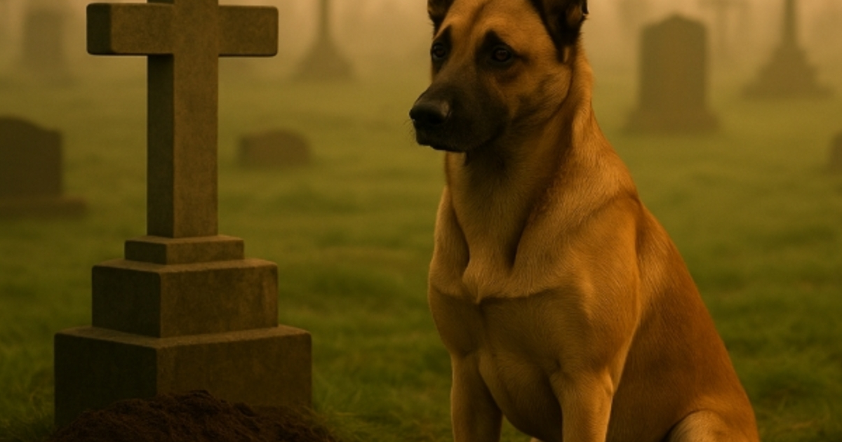 Un perro iba todos los días al cementerio donde estaba su dueño y cavaba la tierra. Todos pensaban que estaba triste, pero la verdad resultó ser más aterradora de lo que nadie podía imaginar.