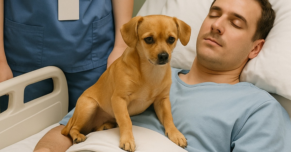 Los médicos decidieron desconectar al joven oficial de los equipos de soporte vital. Su perro, despidiéndose de él, realizó un milagro difícil de creer.