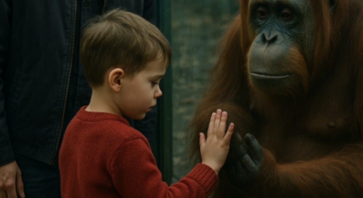 Tras la muerte de su madre, el niño dejó de hablar y no pronunció ni una sola palabra. Un encuentro con un orangután le devolvió la vida.