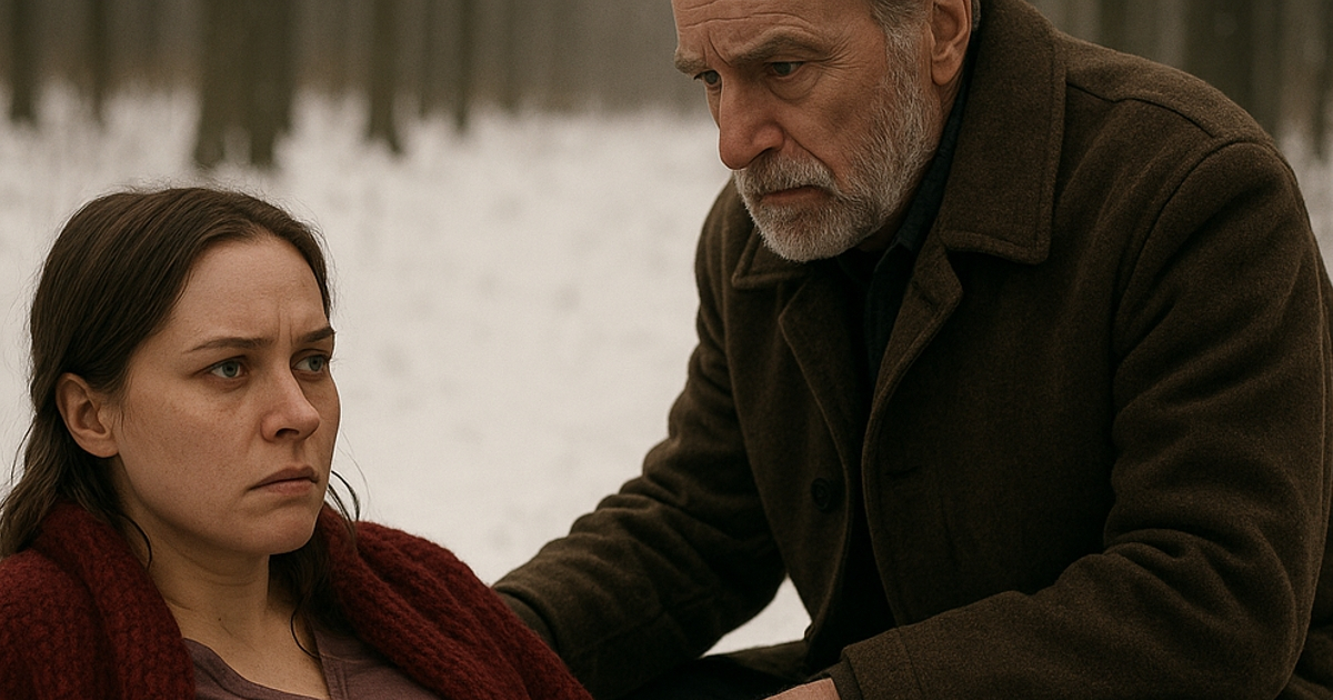 Un anciano encontró a una joven embarazada en la nieve. La salvó de la tormenta… y ella le devolvió las ganas de vivir