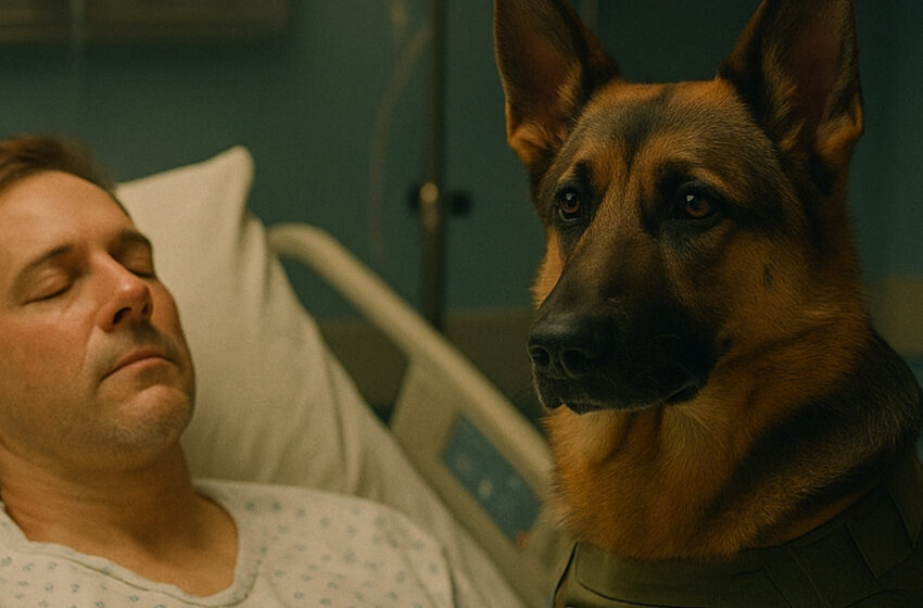 Los médicos trajeron al perro para que se despidiera de su dueña… pero de pronto el animal saltó sobre la cama e hizo algo que nadie podía creer