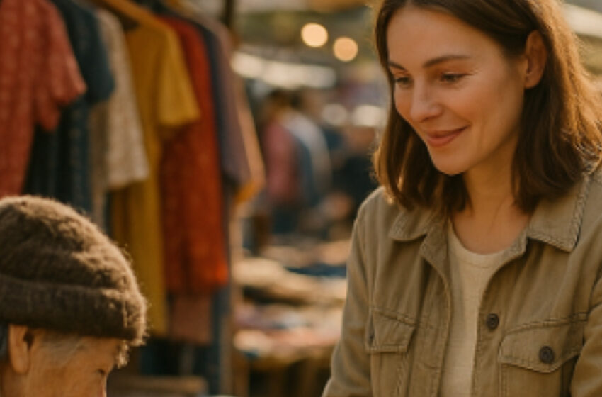 Compré un vestido en un mercadillo y al día siguiente llamaron a mi puerta. Esa compra cambió mi vida por completo