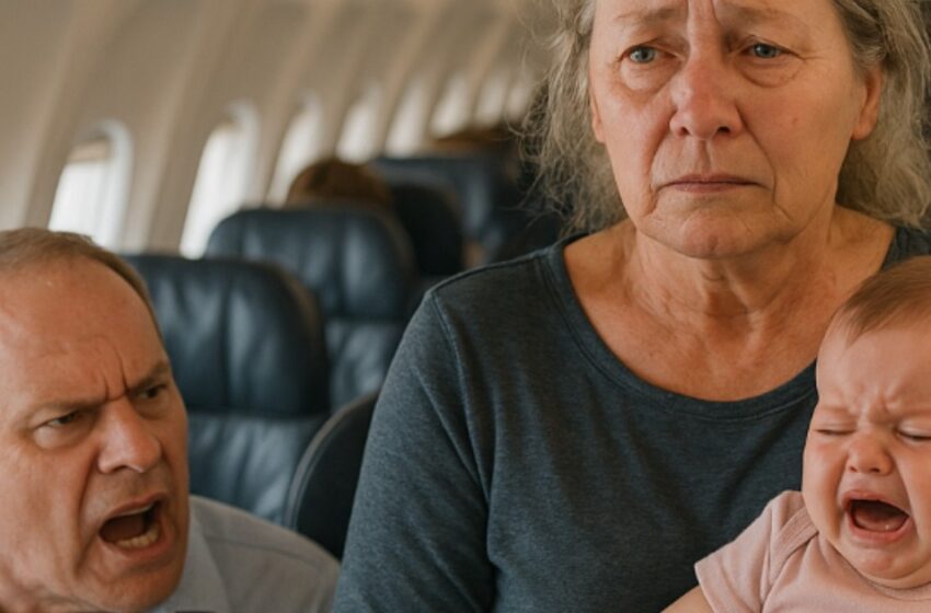 Todo el avión fue testigo de cómo un hombre se comportaba de manera cruel con una abuela y su nieta llorando. Un adolescente intervino y lo arregló todo con un solo acto.