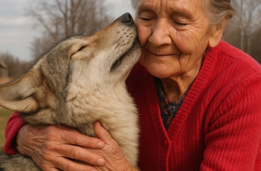 Una mujer acogió a un cachorro sin imaginar que en realidad era un lobo. En ese momento no sabía que aquel depredador acabaría salvándole la vida.